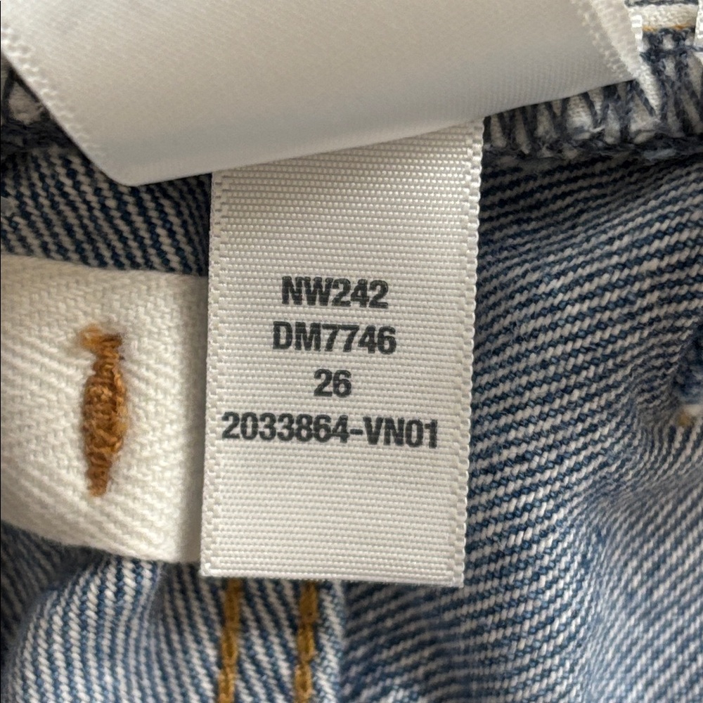 NWT Madewell The Balloon Jean Distressed Barrel Leg Size 26 - Picture 16 of 16